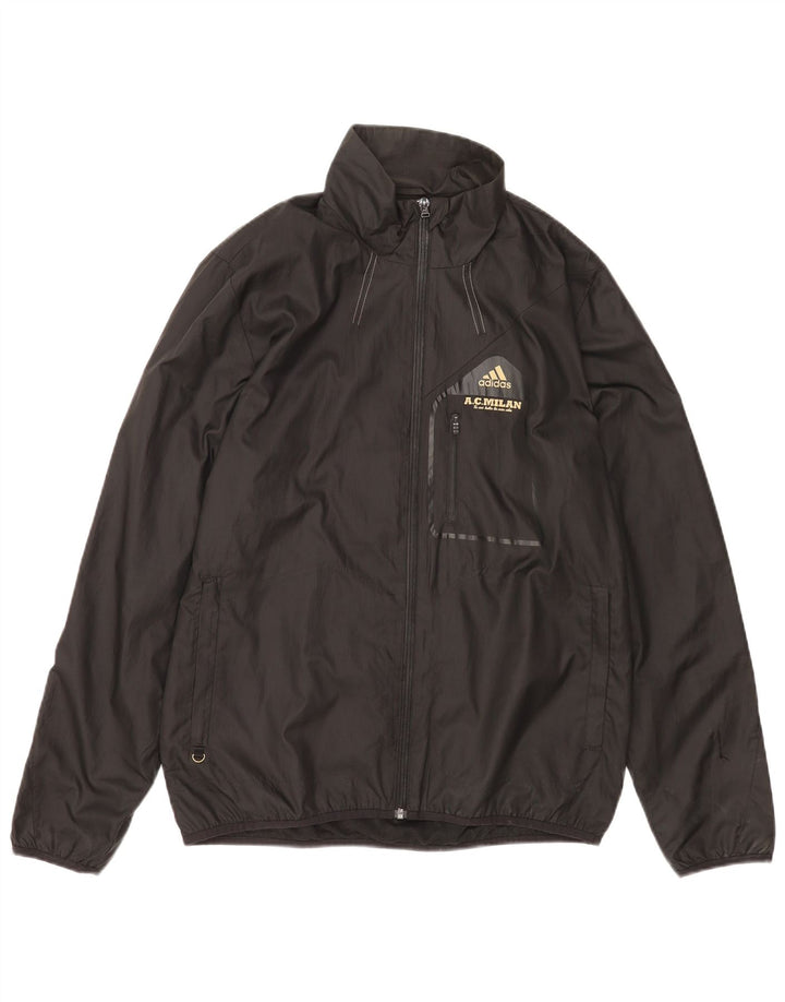 Adidas Regnjakke til mænd UK 38 Medium Sort Polyester