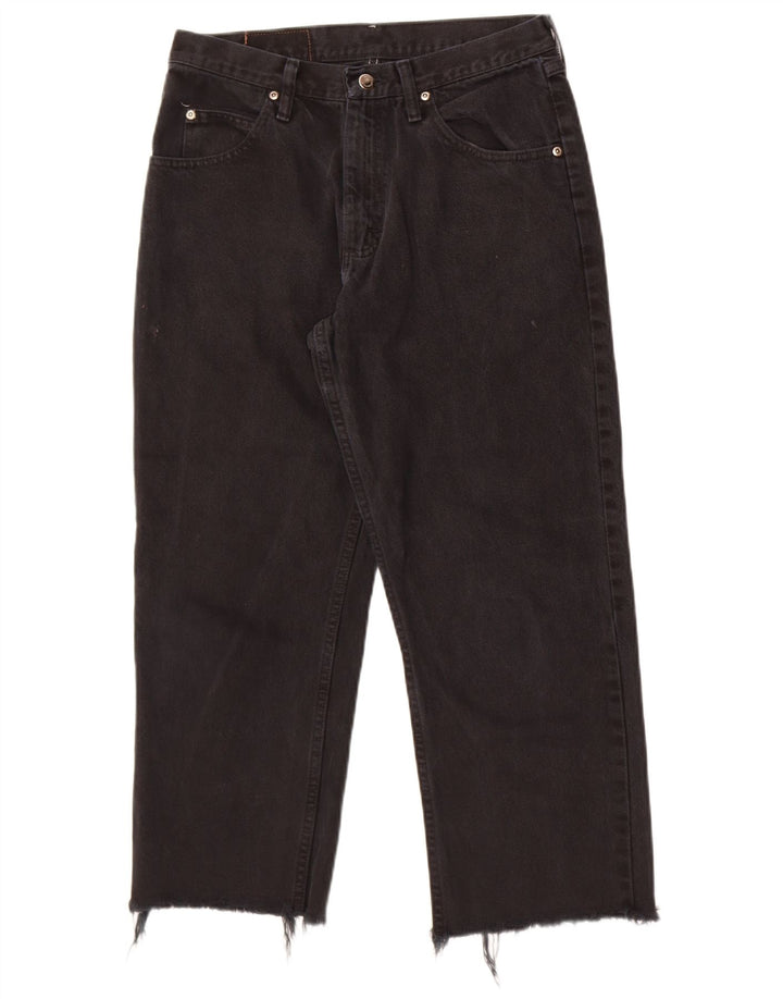 Wrangler herre cropped jeans W31 L24 sort bomuld