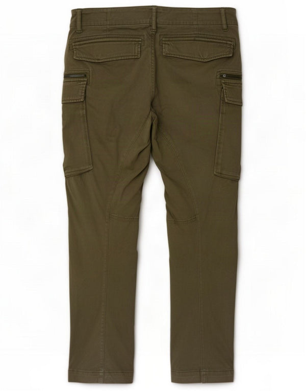 G-Star Mens Slim Cargo Trousers W34 L34 Green Cotton