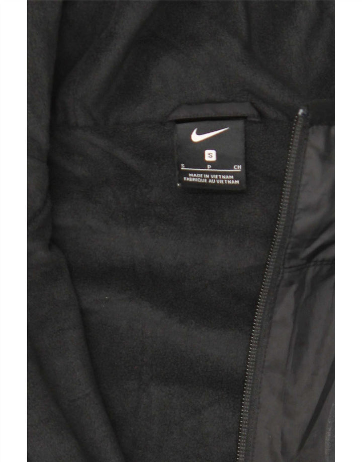 Nike Regnjakke med hætte til mænd UK 36 Small Black