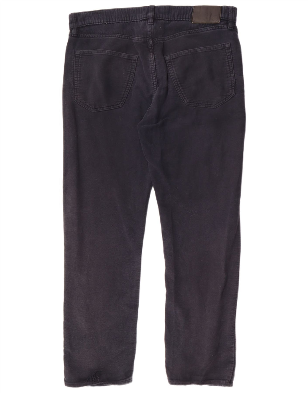 Marks & Spencer Herre Regular Casual Bukser W36 L29 Marineblå Bomuld