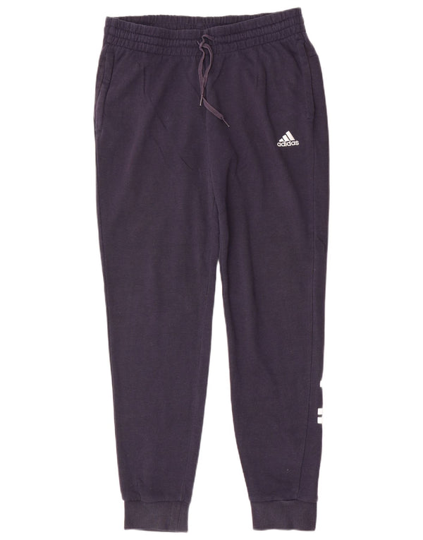 Adidas Grafisk træningsdragt bukser til kvinder Joggers UK 12/14 Medium Navy Blue