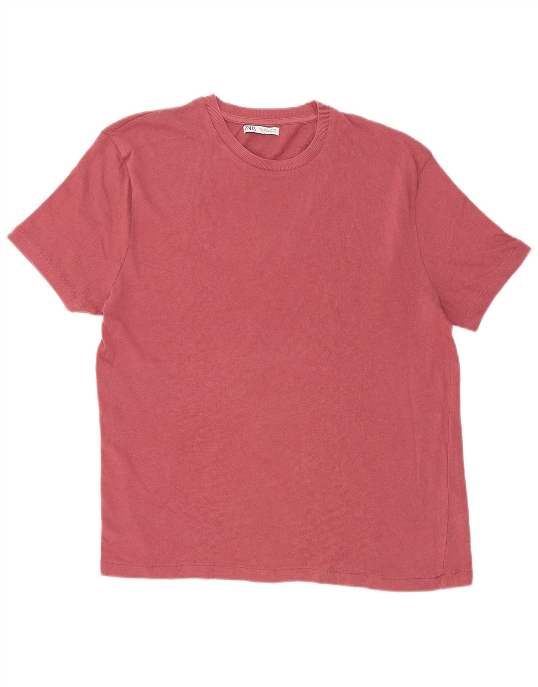 Zara Herre T-Shirt Top Large Pink