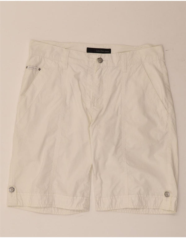 Calvin Klein Herre Chino Shorts W32 Medium White
