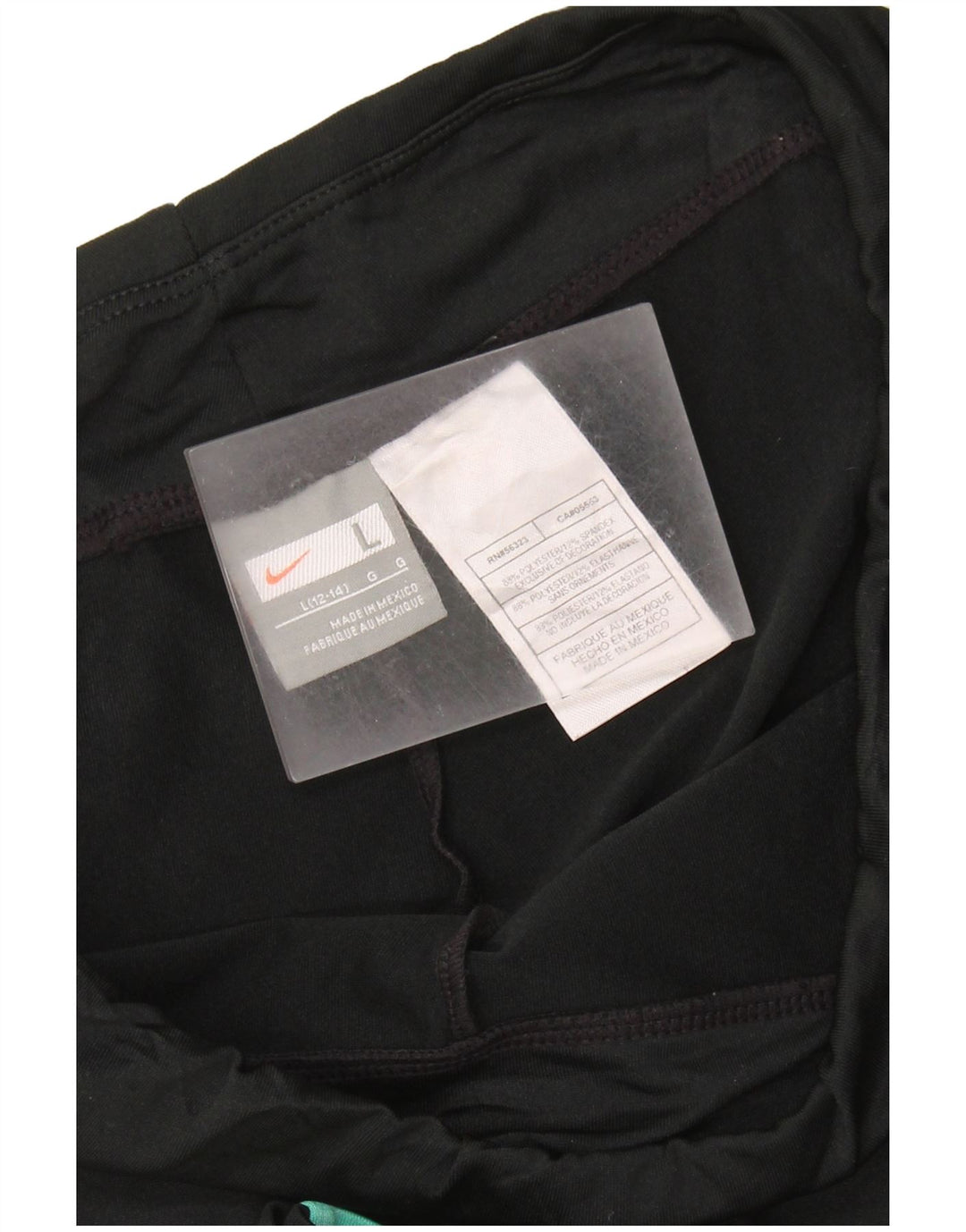 NIKE Capri træningsdragtbukser til kvinder US 12/14 Stor sort farveblok