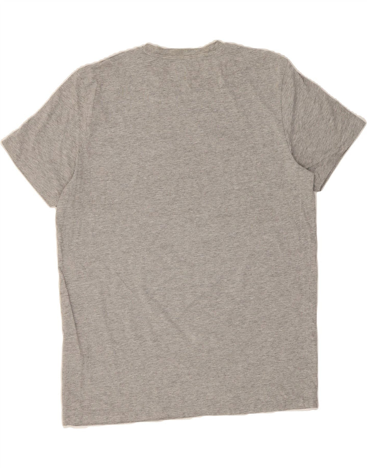 JACK & JONES Mens T-Shirt Top 2XL Grey Cotton Vintage Jack & Jones and Second-Hand Jack & Jones from Messina Hembry 
