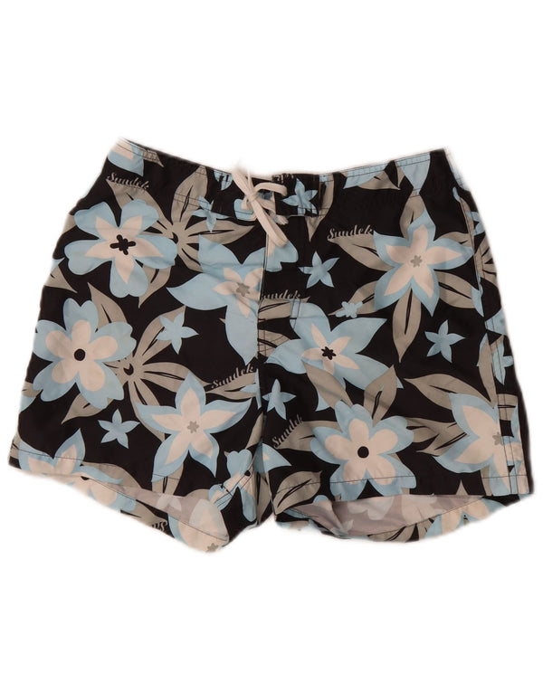 Sundek Svømmeshorts til kvinder UK 10 Small Black Floral