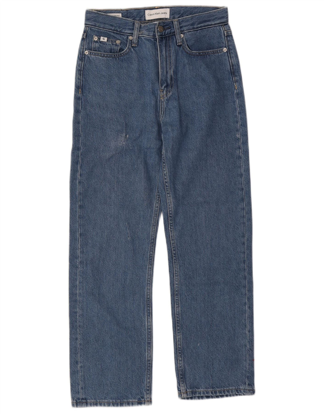 CALVIN KLEIN Lige jeans til kvinder W26 L27 Blå