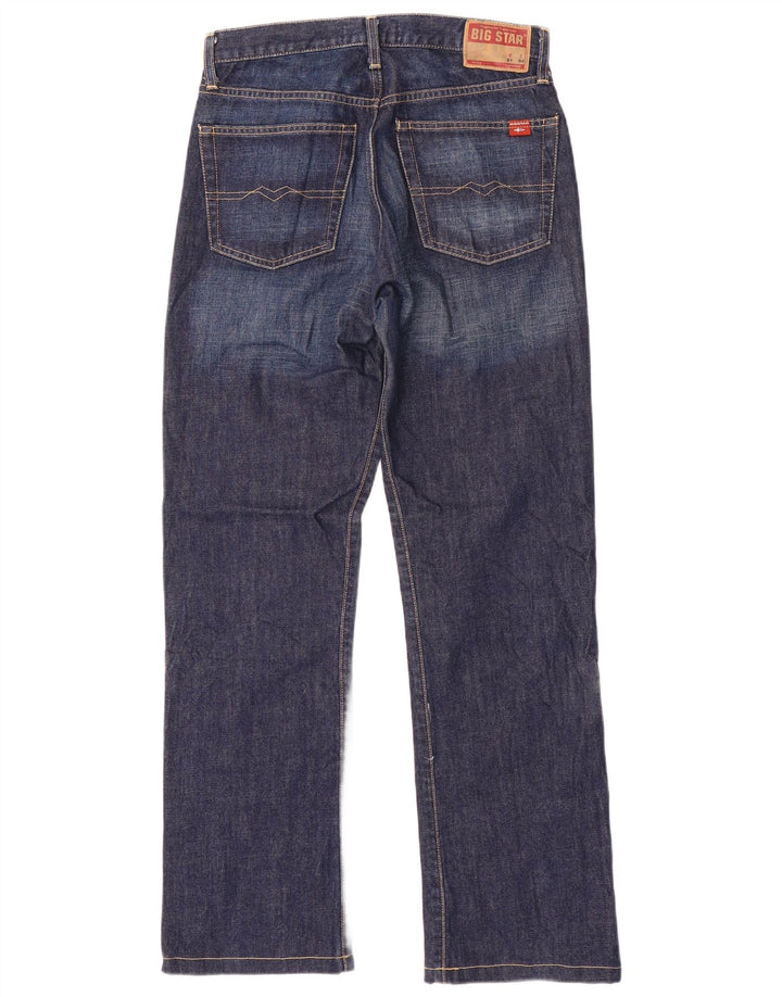 Big Star Straight Jeans til mænd W31 L31 Blå Bomuld