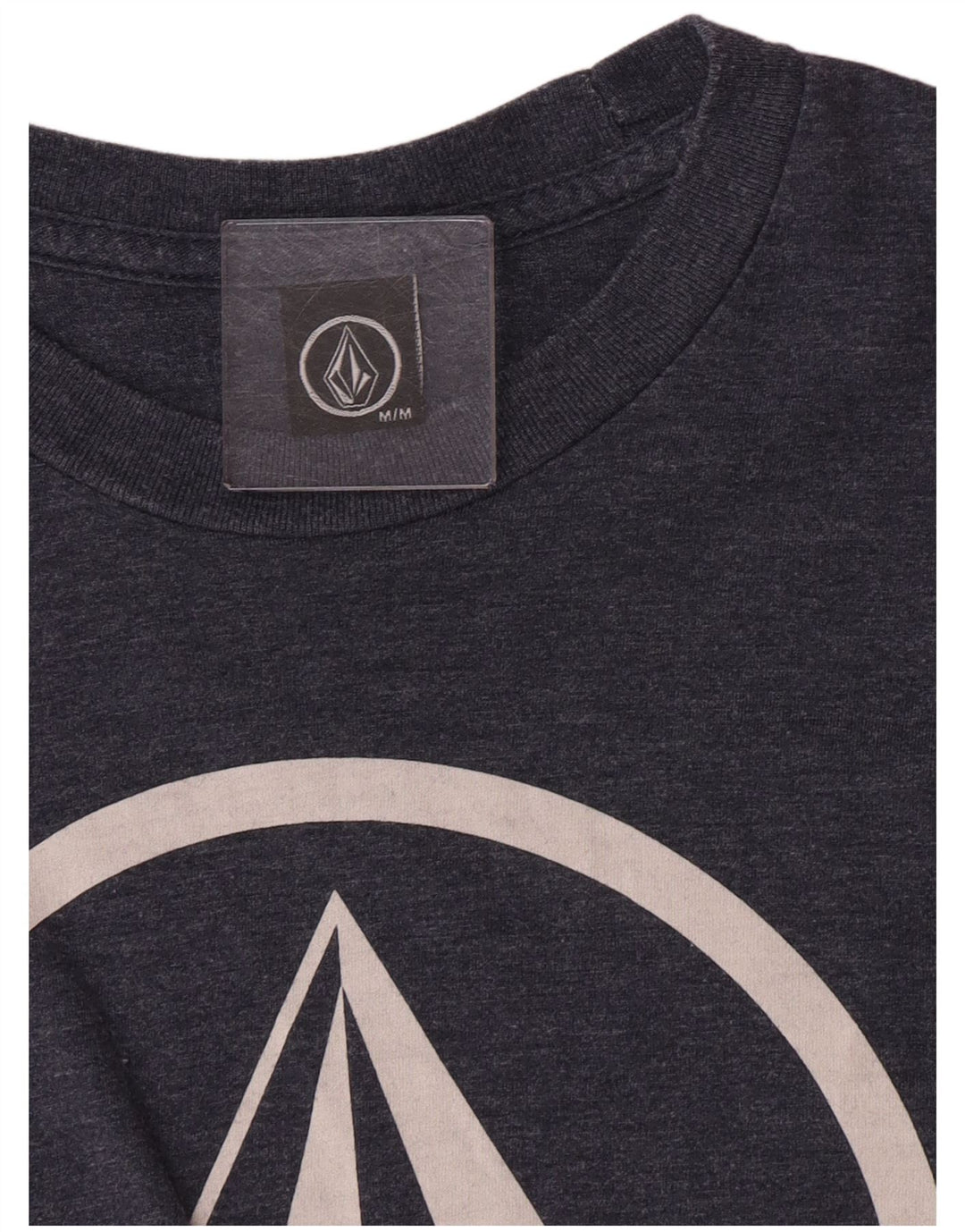 Volcom Herre Grafisk T-Shirt Top Medium Navy Blue