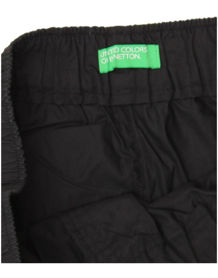 Benetton Lige Casual Bukser til kvinder W34 L26 Sort