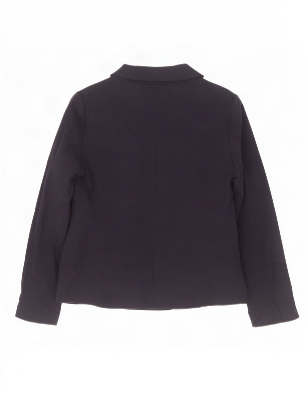 Zara Dame 1 Knap Blazer Jacket UK 18 XL Navy Blue Viscose