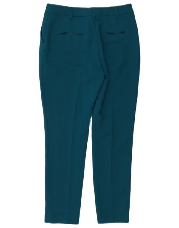 Hobbs Womens Slim Chino Trousers UK 10 Small W27 L28 Blue Polyester