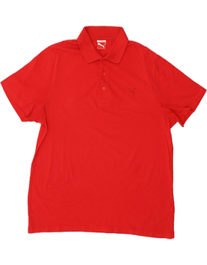 PUMA Mens Polo Shirt Large Red Vintage Puma and Second-Hand Puma from Messina Hembry 