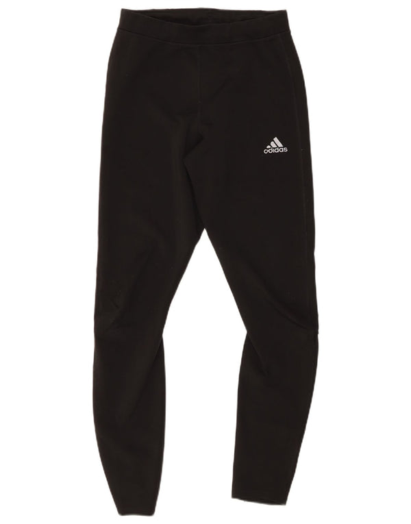 Adidas Dame Leggings UK 12 Medium Sort Polyester