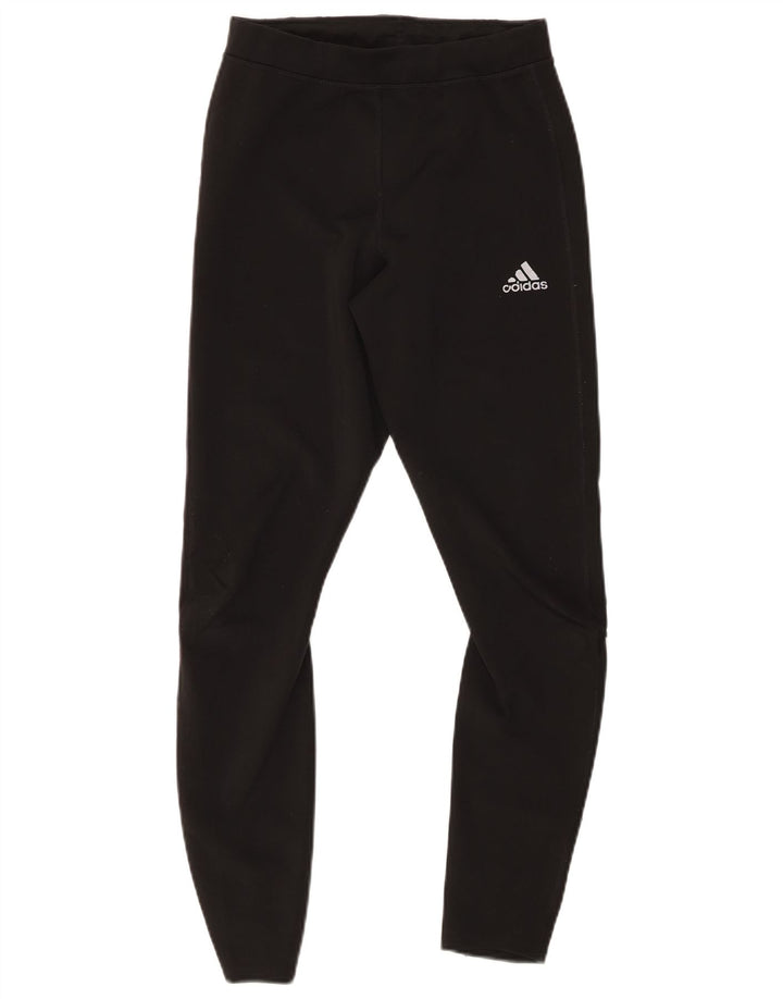 Adidas Dame Leggings UK 12 Medium Sort Polyester