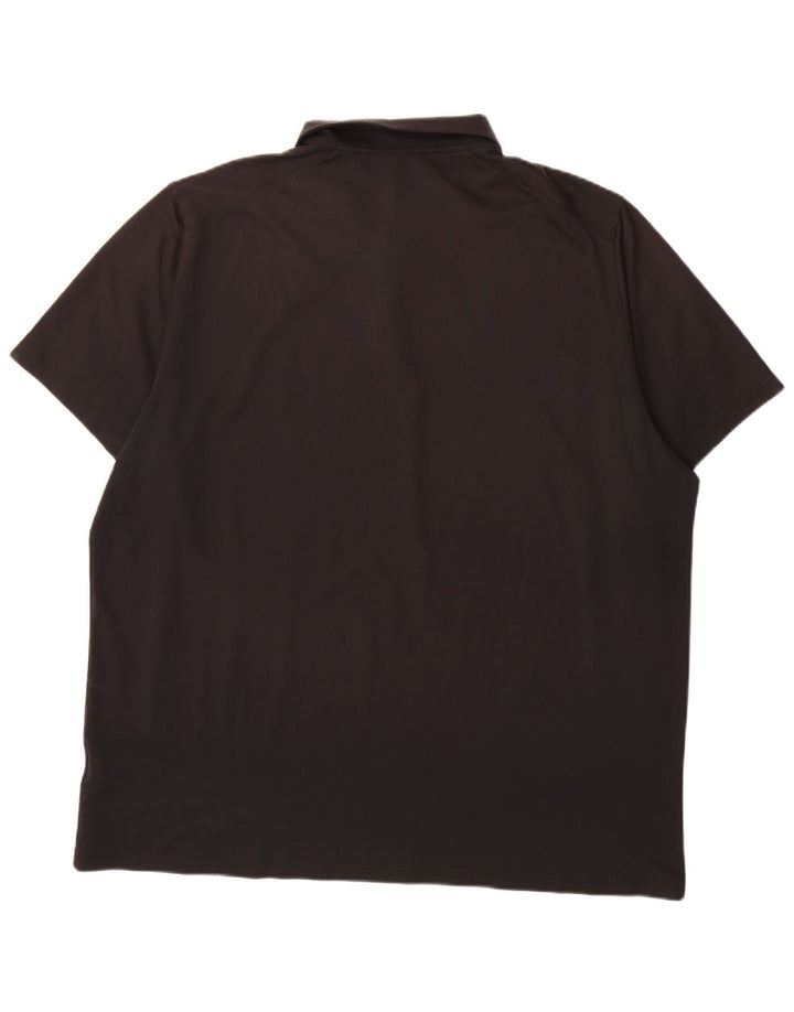 Nike Herre Dri Fit Standard Fit Polo Shirt 2XL Sort Polyester
