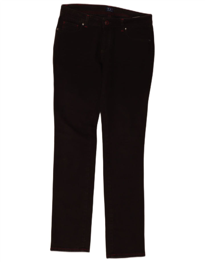 Trussardi Dame Slim Jeans W30 L33 Brun Bomuld