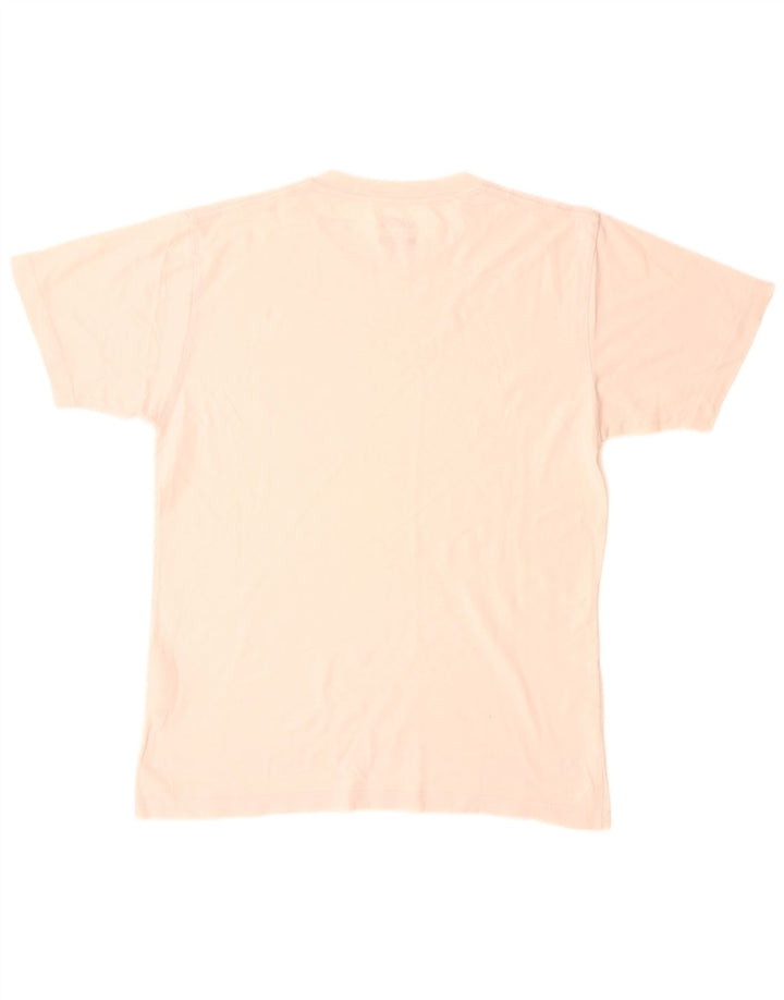 VANS Herre Classic Fit T-Shirt Top Lille Pink Bomuld