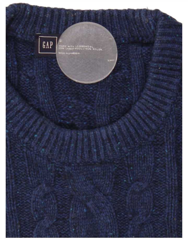 Gap Herre Crew Neck sweater lille marineblå lammeuld
