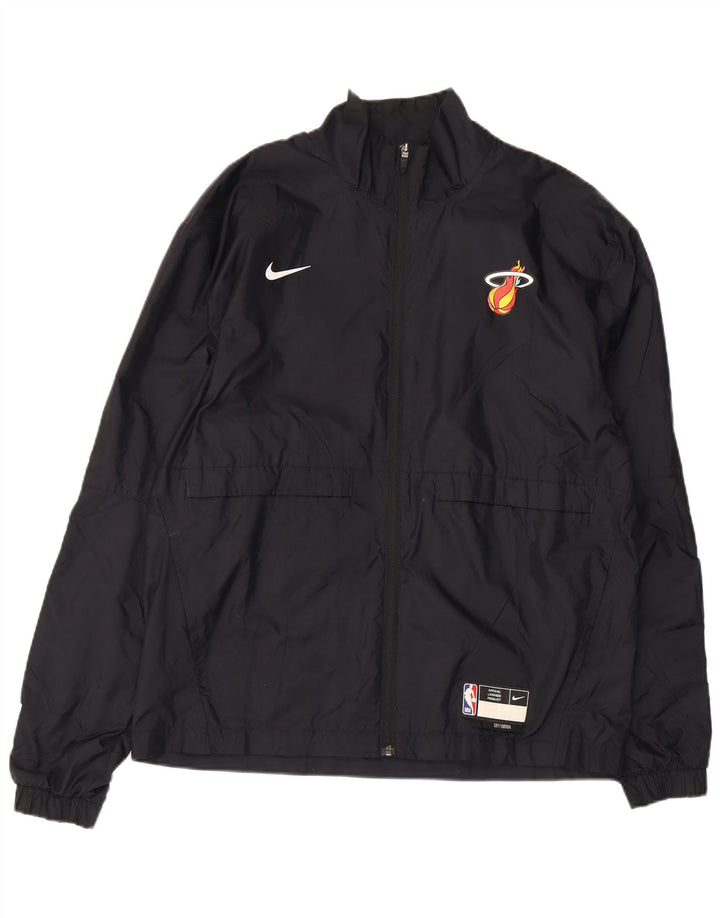 Nike Herre Miami Heat Træningsdragt Topjakke Medium Sort Colourblock Nylon