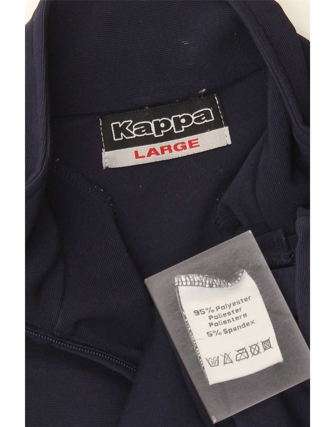Kappa træningsdragt topjakke til kvinder UK 16 Stor marineblå polyester