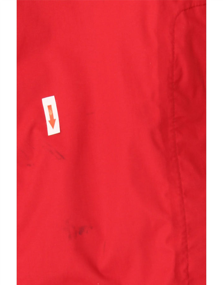 Jack Wolfskin Regnjakke til mænd UK 48 2XL Rød Colourblock Polyamid
