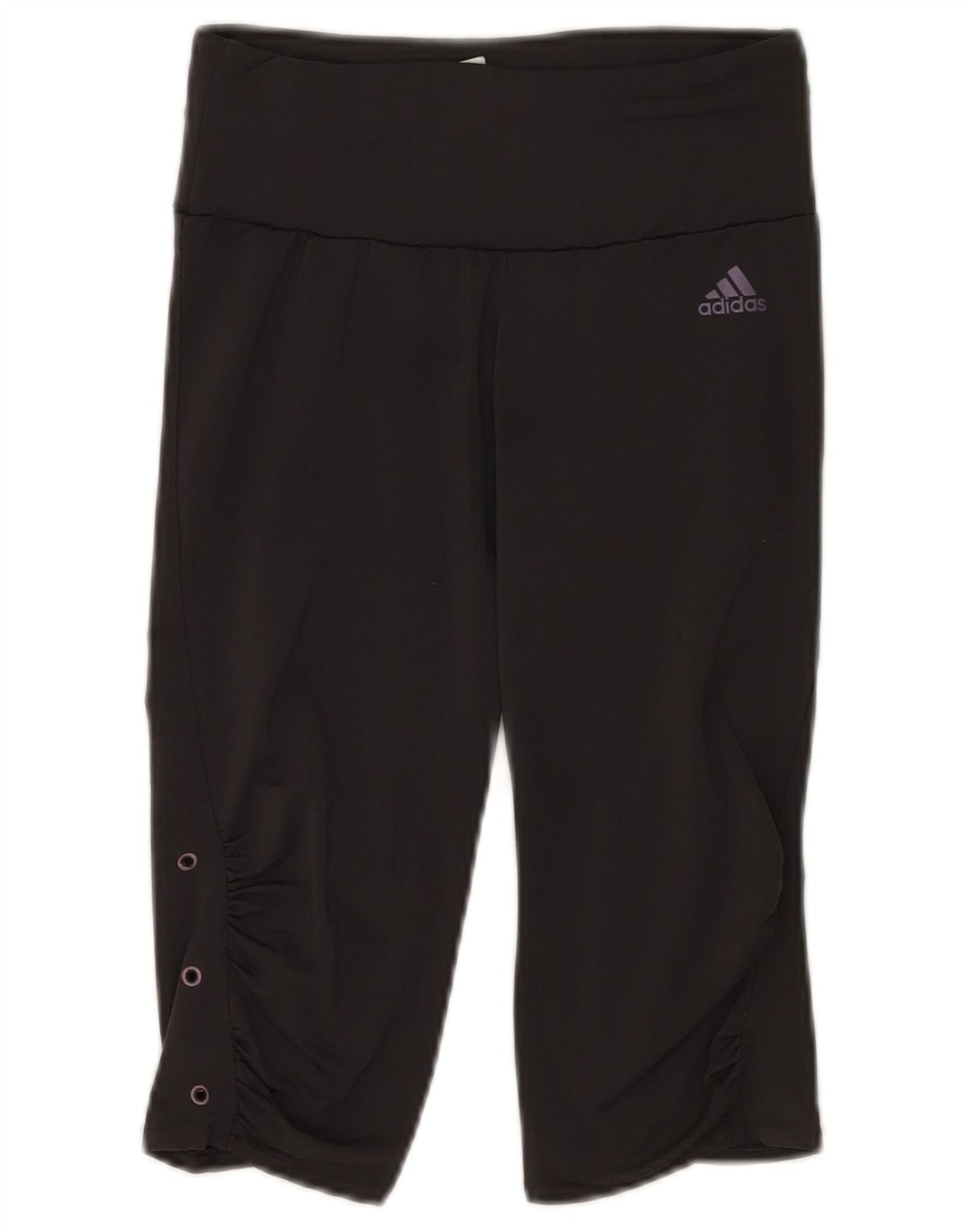 Adidas Dame Capri Leggings UK 12 Medium Sort Polyester Sports