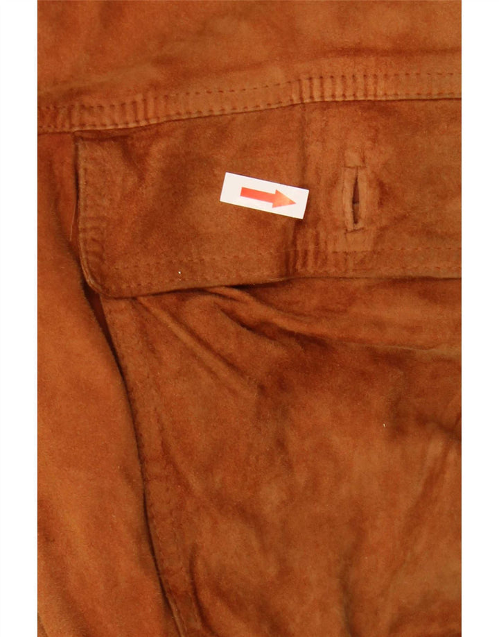 Pielini Herre Ruskind Bomber Jacket IT 56 3XL Beige