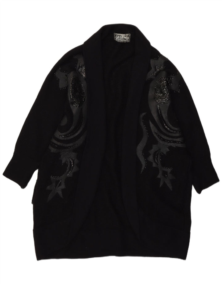 Casamia Dame Longline Open Cardigan Sweater One Size Sort Paisley