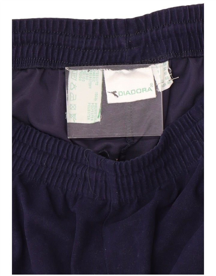 DIADORA Træningsdragt bukser til mænd UK 40 Medium Navy Blue Polyester