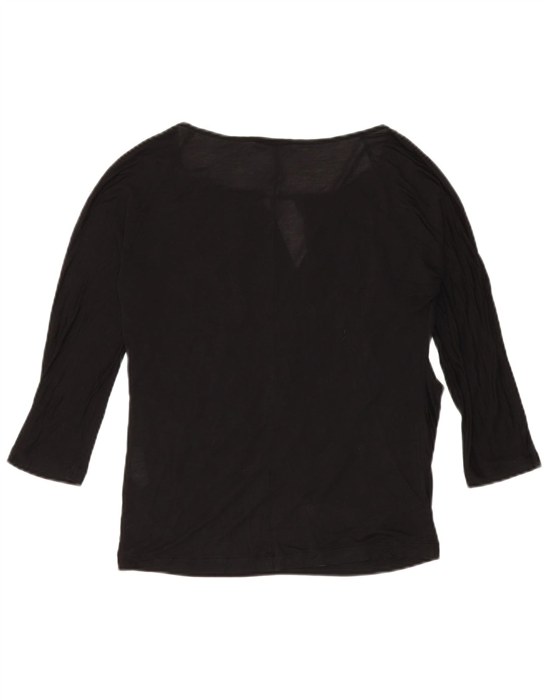 Max & Co. Dame Top 3/4 ærmer UK 14 Medium Sort Silke