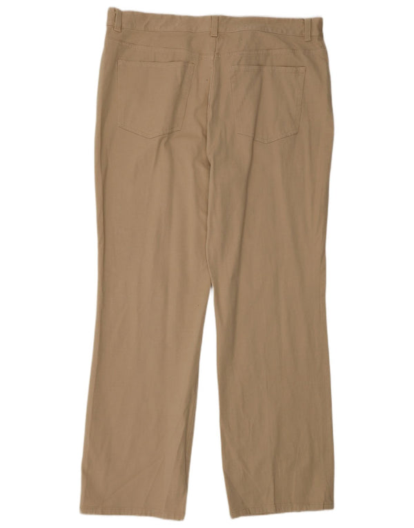 Chaps Lige Casual Bukser til Damer US 16 2XL W34 L32 Beige Bomuld