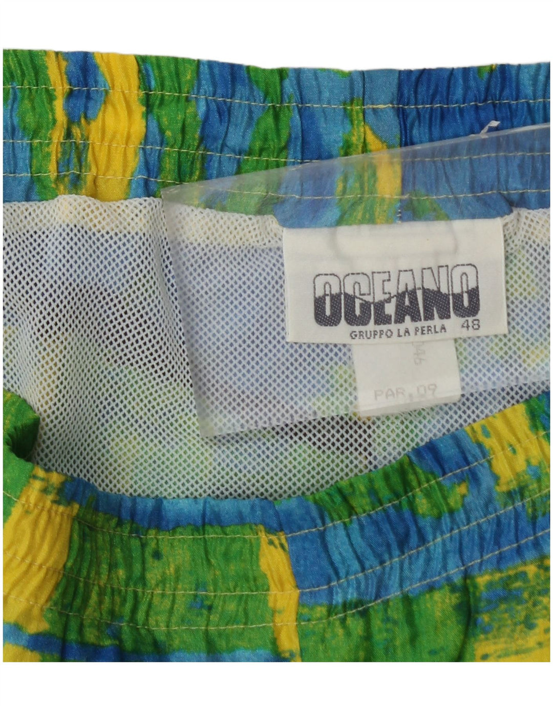 OCEANO Badeshorts til mænd IT 48 Medium Gul Colourblock Polyamid