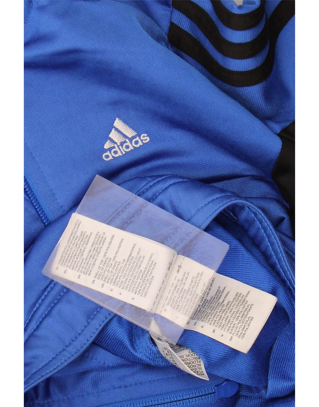 Adidas Træningsdragt Topjakke til drenge 7-8 år Blå Colourblock Polyester