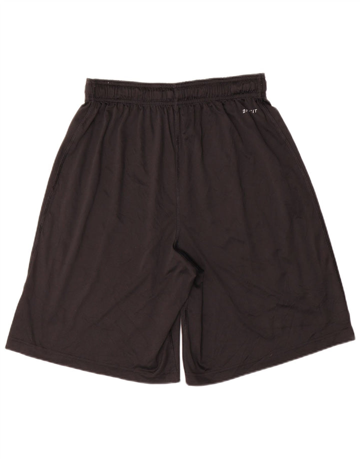 Nike Herre Dri Fit grafiske sportsshorts Medium Sort Polyester