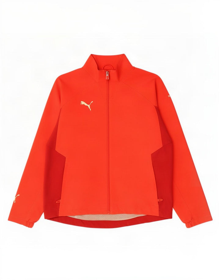 Puma træningsdragt topjakke til piger 11-12 år Rød Colourblock Polyester