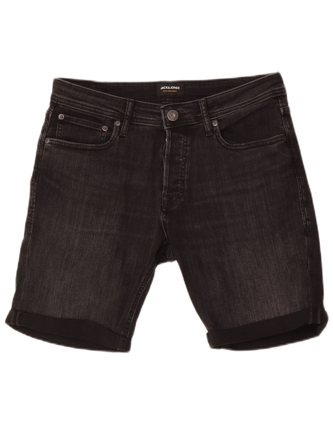 Jack & Jones Herre denimshorts Medium W32 Sort Bomuld