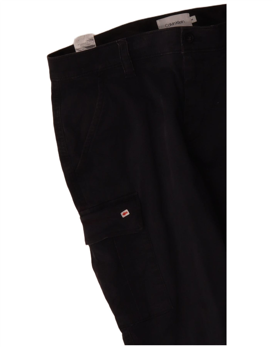 Calvin Klein Herre Cargo Shorts IT 48 Medium W34 Marineblå Bomuld