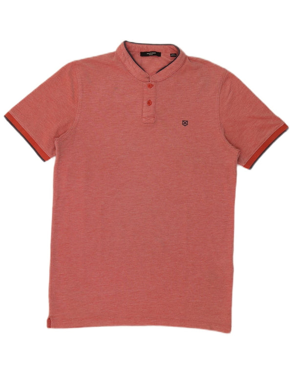Jack & Jones herre poloskjorte lille rød bomuld