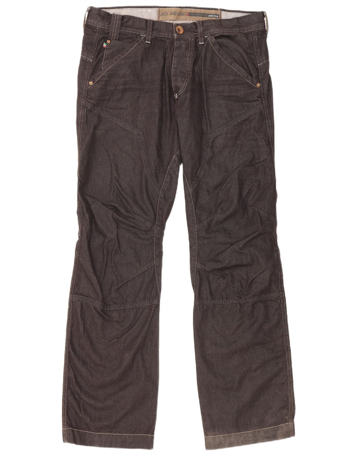 Jack & Jones Herre løse jeans W36 L34 Marineblå bomuld