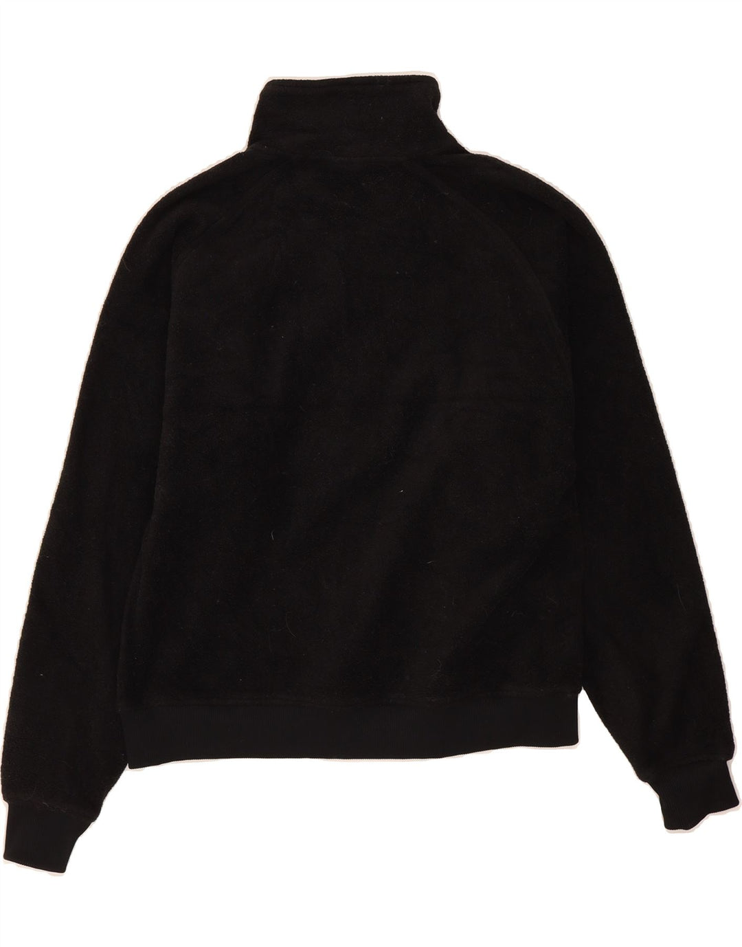 FILA Womens Zip Neck Fleece Jumper IT 44 Medium Black Vintage Fila and Second-Hand Fila from Messina Hembry 