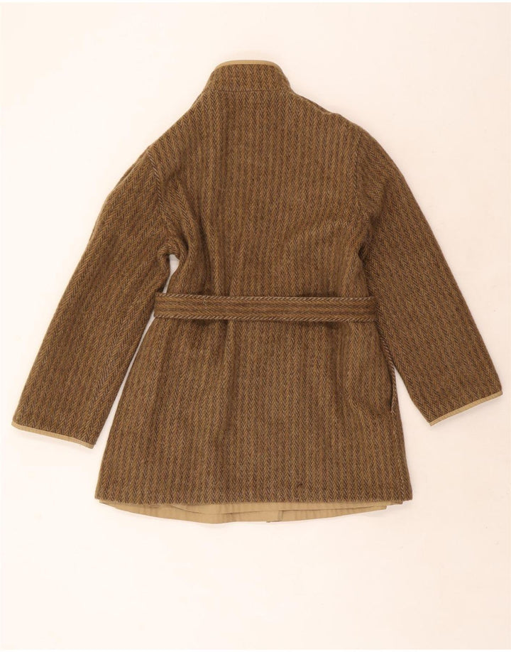 Vintage vendbar overfrakke til kvinder IT 42 Medium Khaki