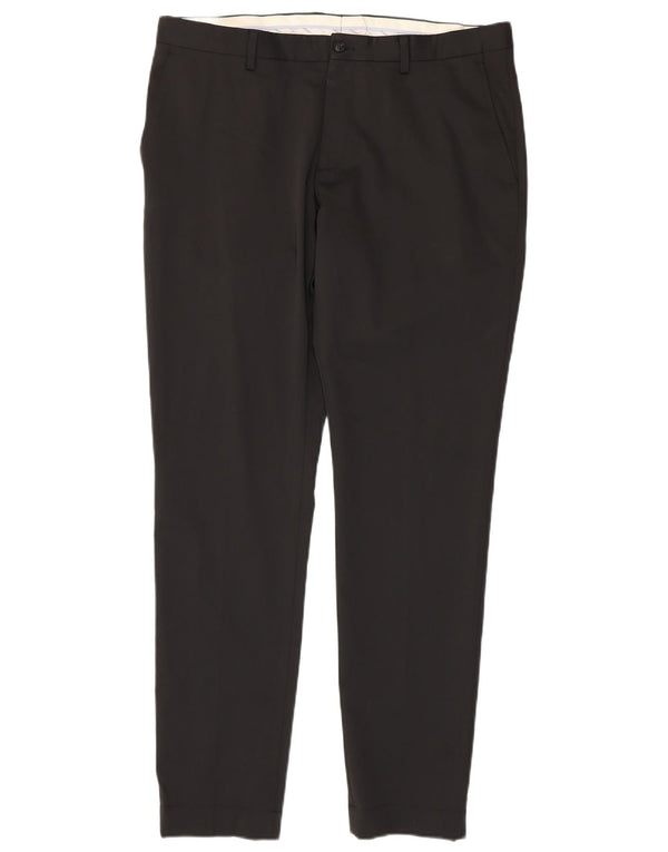 Zara Herre Slim Chino Bukser EU 46 XL W36 L34 Sort