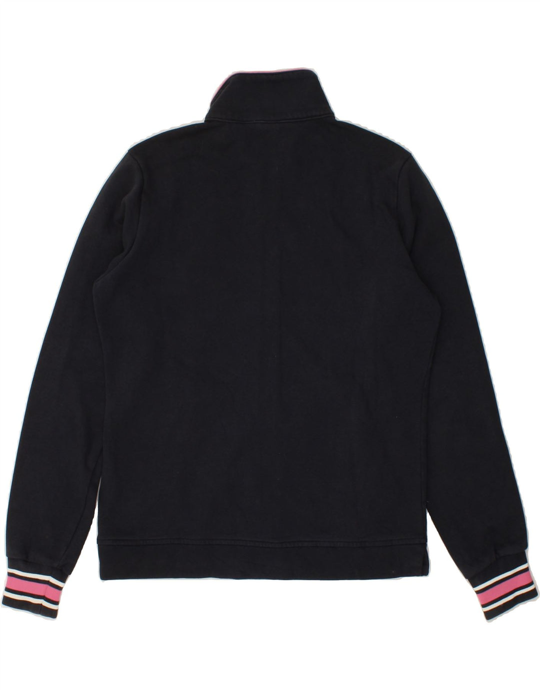 CHAMPION Womens Easy Fit Tracksuit Top Jacket UK 14 Medium Black Cotton Vintage Champion and Second-Hand Champion from Messina Hembry 