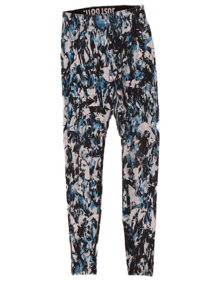 Nike Dame Leggings UK 4 XS Flerfarvet Camouflage