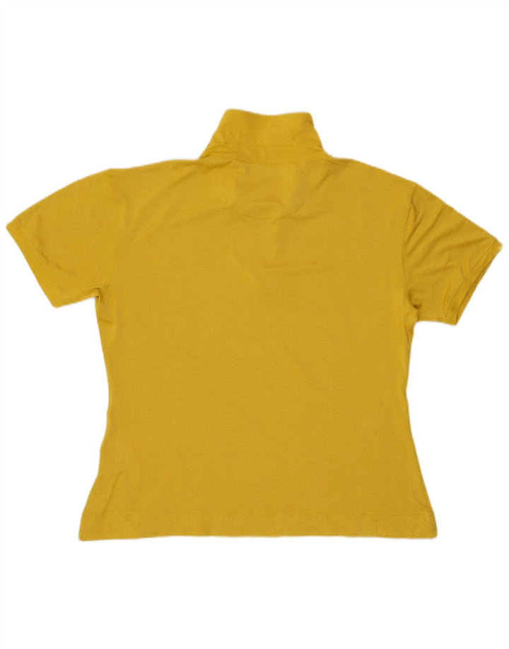 Fila Dame Polo Shirt UK 18 XL Gul Polyester