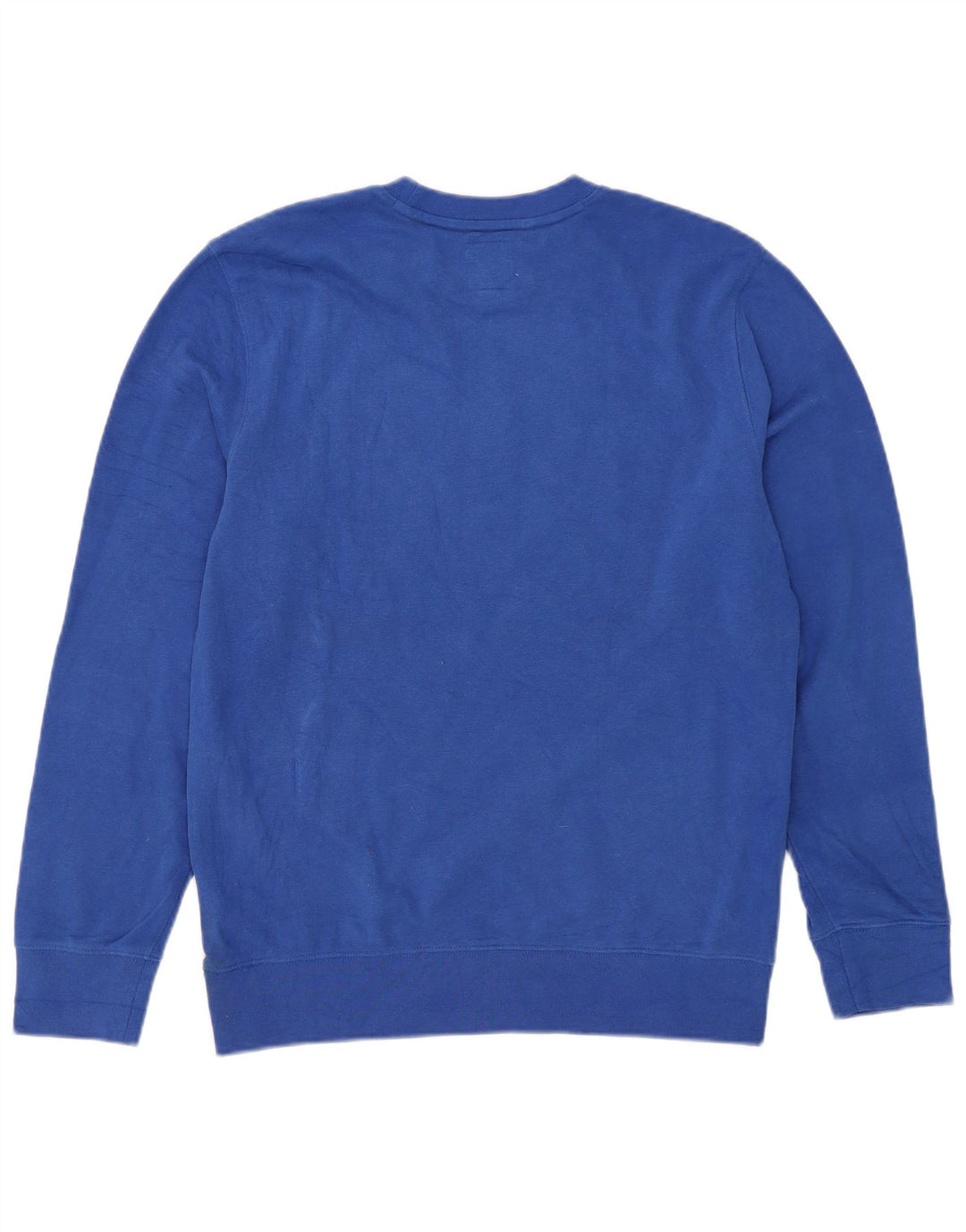 Gap Womens Grafisk Sweatshirt Jumper UK 14 Medium Blue Cotton