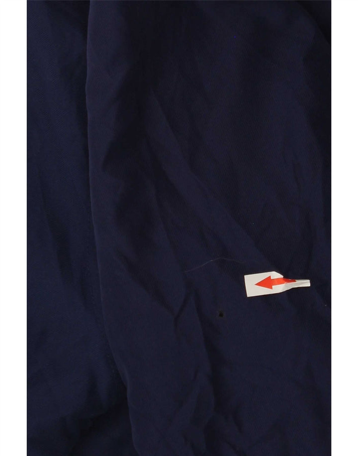 Adidas Herre Windbreaker Jacket UK 40/42 Medium Navy Blue Polyester