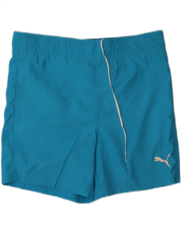 PUMA Mens Sport Shorts Small  Blue Vintage Puma and Second-Hand Puma from Messina Hembry 